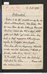 Seite 3, Tagebuch "Statzendorf II der Bronzezeit I" (NHMW-PRAE-BBB-50)